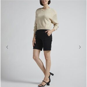 JAG Jeans Maddie Mid Rise Pull On Shorts Size 8 NWT